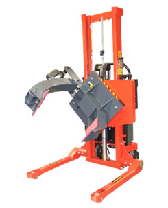 運(yùn)輸、抬升并翻轉(zhuǎn)較重的卷軸類貨物 卷夾翻轉(zhuǎn)車